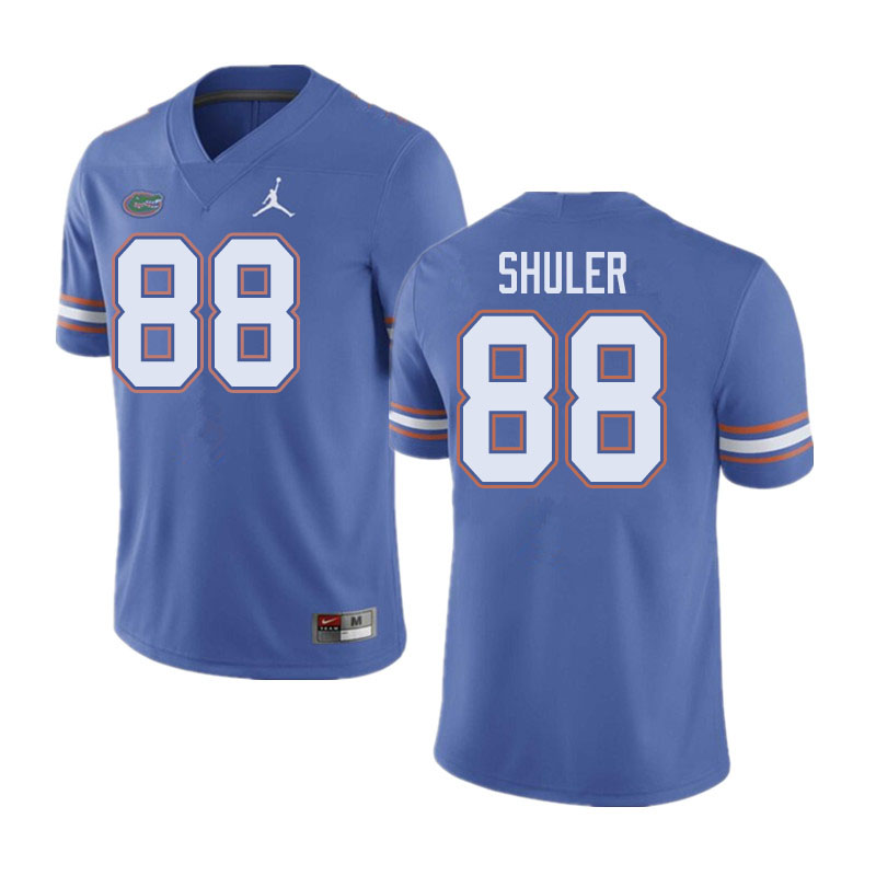 Jordan Brand Men #88 Adam Shuler Florida Gators College Football Jerseys Sale-Blue